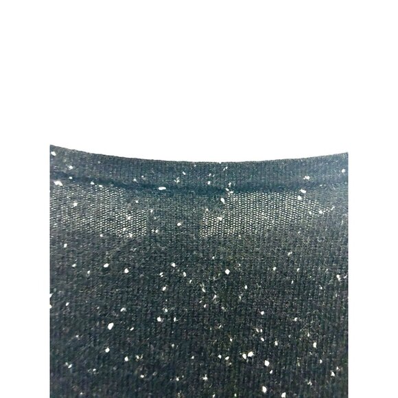 C by Bloomingdale's 100% Cashmere Sweater Set Black White Fleck Twin Set Small - Picture 10 of 14